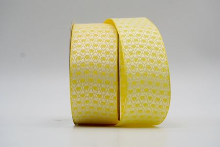 Жовта складна геометрія стрічка з дизайном Ribbon_K1776-472